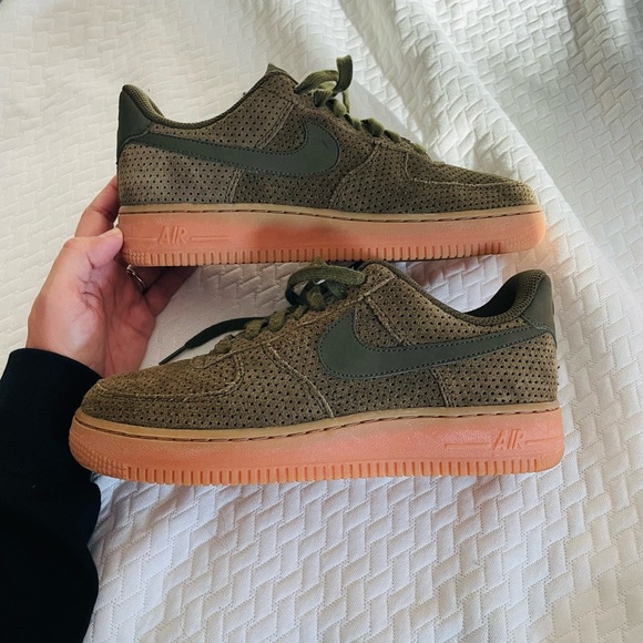 Air Force One army green women’s size 7 sample - Picture 9 of 10